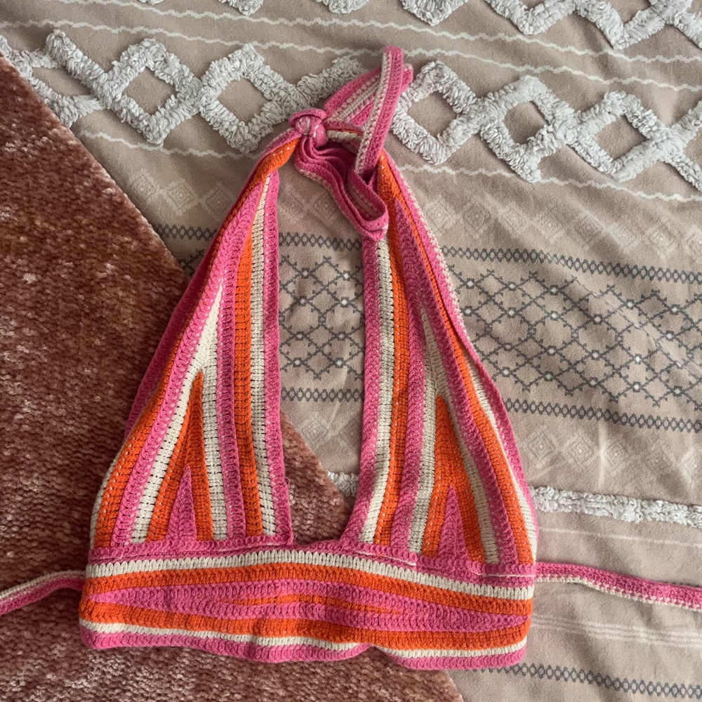 Adika colorful open back top